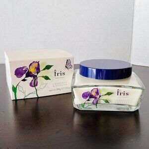 Crabtree & Evelyn IRIS Body Cream Glass Jar 7.0 oz 200g New in Box Discontinued